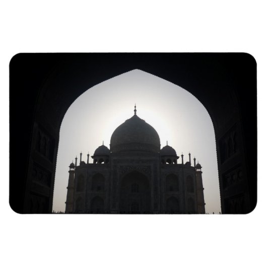 taj mahal silhouette magneet (Horizontaal)