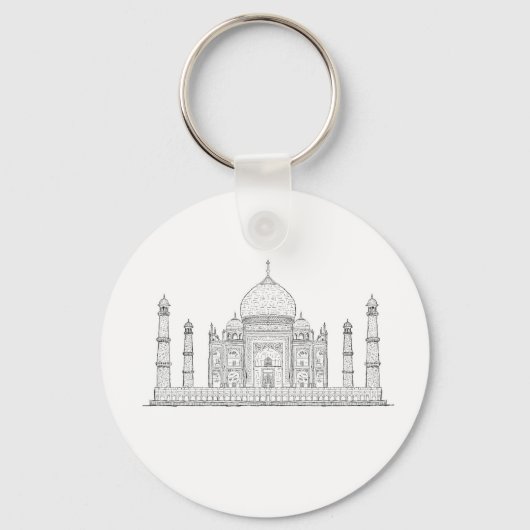 taj mahal sleutelhanger (Voorkant)