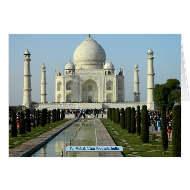 Taj Mahal, Uttar Pradesh, Inde (Devant horizontal)