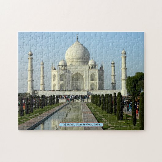 Taj Mahal, Uttar Pradesh, India Legpuzzel (Horizontaal)