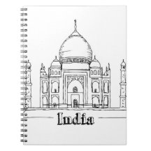 Taj Mahal Vacation Drawing Vacation Art Traveling