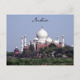 taj mahal verre briefkaart