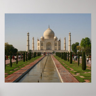 Taj Mahal wit Poster