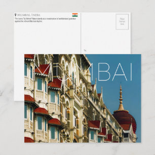 Taj Palace Hotel, Mumbai, India Reisansichtkaart Briefkaart
