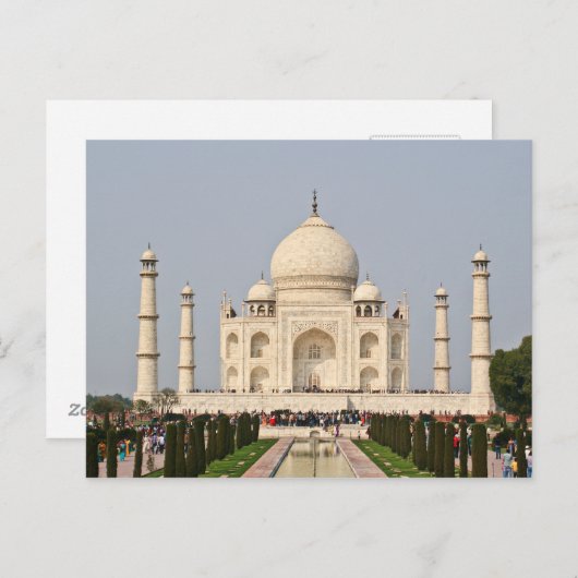 Taj sur carte postale (Devant / Derrière)