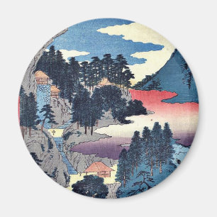 Tajima door Ando, Hiroshige Ukiyoe Magneet