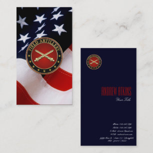 Tak Artillerie Branch Insignia Speciale Editie Visitekaartje