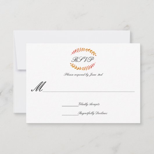 Tak Herfstkrans - 3x5 RSVP (Voorkant)