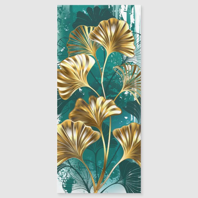 Tak met gouden bladeren Ginko Biloba (Voorkant)