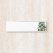 Tak met gouden bladeren Ginko Biloba Deurbordje (Voorkant)