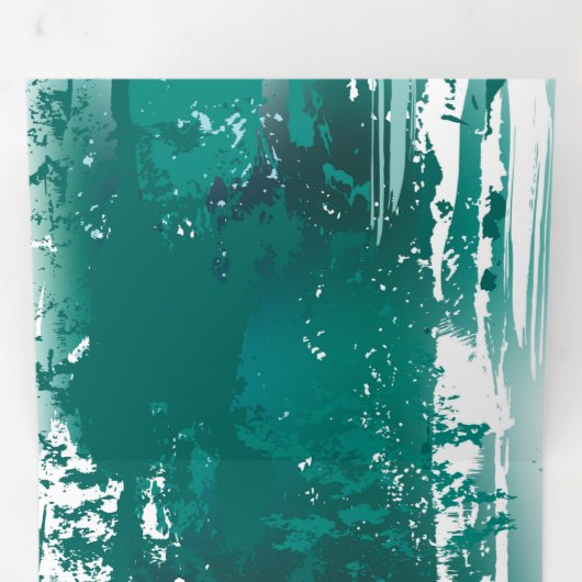 Tak met gouden bladeren Ginko Biloba Drieluik Kaart (Binnenzijde eerst)