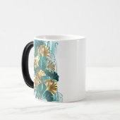 Tak met gouden bladeren Ginko Biloba Magische Mok (Voorkant links)