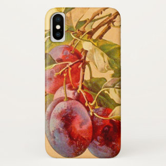 Tak met Plums iPhone X Hoesje