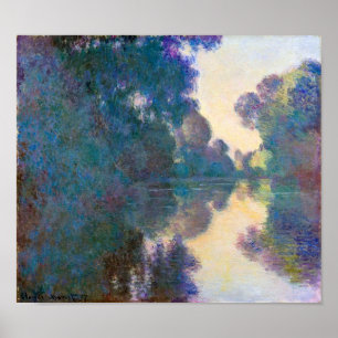 Tak van de Seine bij Giverny, Monet Poster