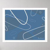 Taka - Poster Abstrait rétro-moderne (Devant)