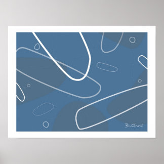 Taka - Poster Abstrait rétro-moderne