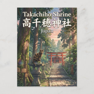 Takachiho Schrijn Japan Briefkaart