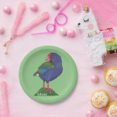 Takahe NZ Papieren Bordje (Feest)