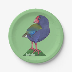 Takahe NZ Papieren Bordje