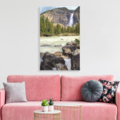 Takakkaw-Herfsten Canvas Afdruk (Insitu (Woonkamer))
