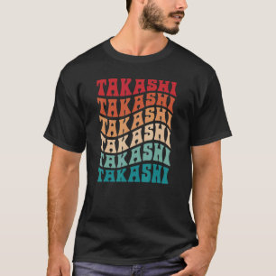 Takashi Tie Dye Groovy Hippie 60s 70s Naam Takashi T-shirt