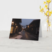 Takayama bij Nacht Kaart (Gele Bloem)