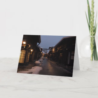 Takayama bij Nacht Kaart