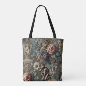 Take a Bow – Gothic Floral Design Draagtas (Achterkant)