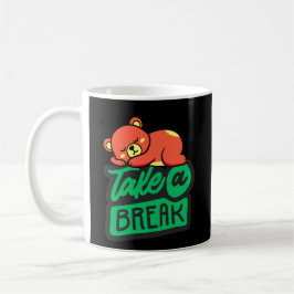 Take a Break Bear Mug for Relaxation & Self Care Koffiemok