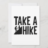 Take A Hike Bedankkaart (Voorkant)