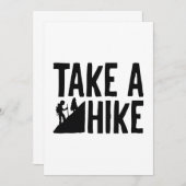 Take A Hike Bedankkaart (Voorkant / Achterkant)