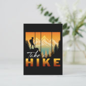 Take A Hike Briefkaart (Staand voorkant)
