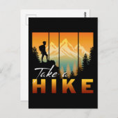 Take A Hike Briefkaart (Voorkant / Achterkant)