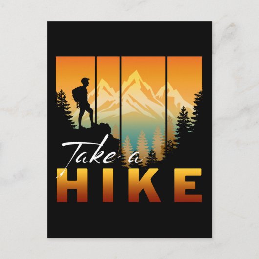 Take A Hike Briefkaart (Voorkant)