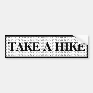 Take A Hike Bumpersticker