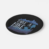 Take a Hike I love Hiking camping Papieren Bordje (Gekanteld)