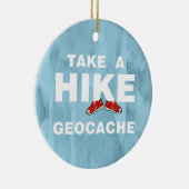 Take A Hike Keramisch Ornament (Rechts)