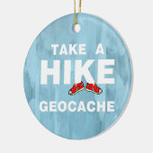 Take A Hike Keramisch Ornament (Links)