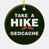 Take A Hike Keramisch Ornament (Achterkant)