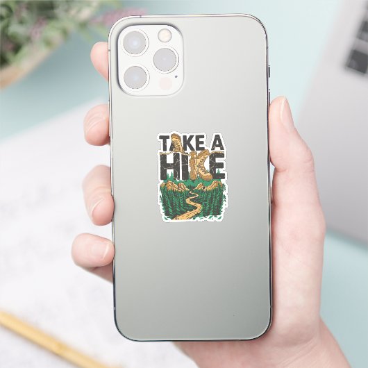 Take a Hike Sticker (Telefoon)