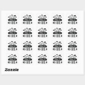 Take A Hike Vierkante Sticker (Vel)