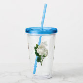 Take away mugg i akryl — Rosor Acryl Drinkbeker (Achterkant)