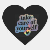 Take car of yourself stickers (Devant)