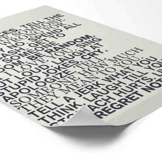 Take Chances Poster (Hoek)