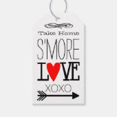 Take Home's meer Liefde Gast Favor Kraft Papier Cadeaulabel (Voorkant)