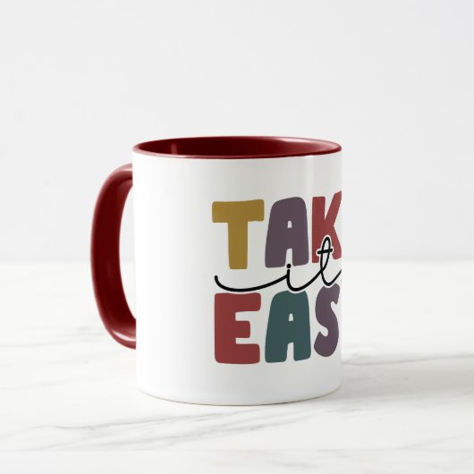 Take It Easy Quote  Mok (Voorkant links)