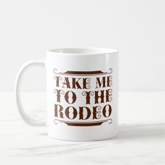 Take Me To The Rodeo Koffiemok (Links)