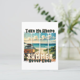 Take Me Where Summer Never Ends beroemd gemaakt do Briefkaart