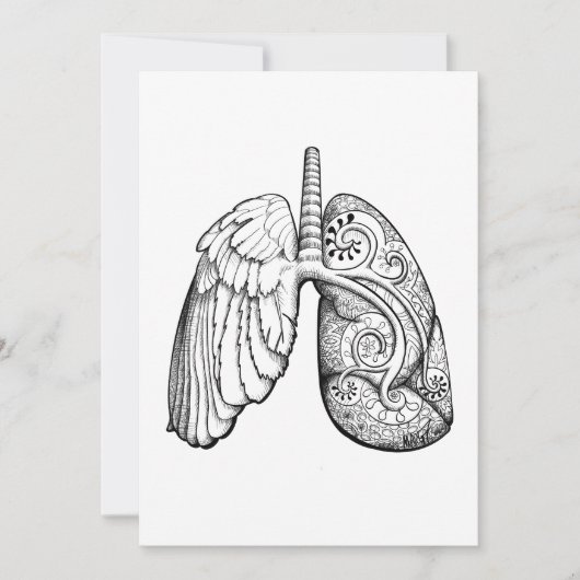 'Take the Air' - 5x7 kaartprint Bedankkaart (Voorkant)