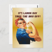 Take the Day Off Postcard Briefkaart (Voorkant / Achterkant)